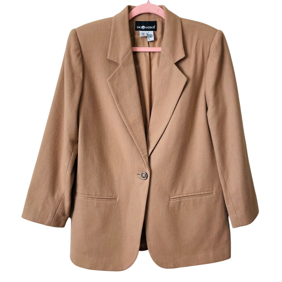 Sag Harbor Jackets & Coats Sag Harbor Vintage 0 Wool Single Button